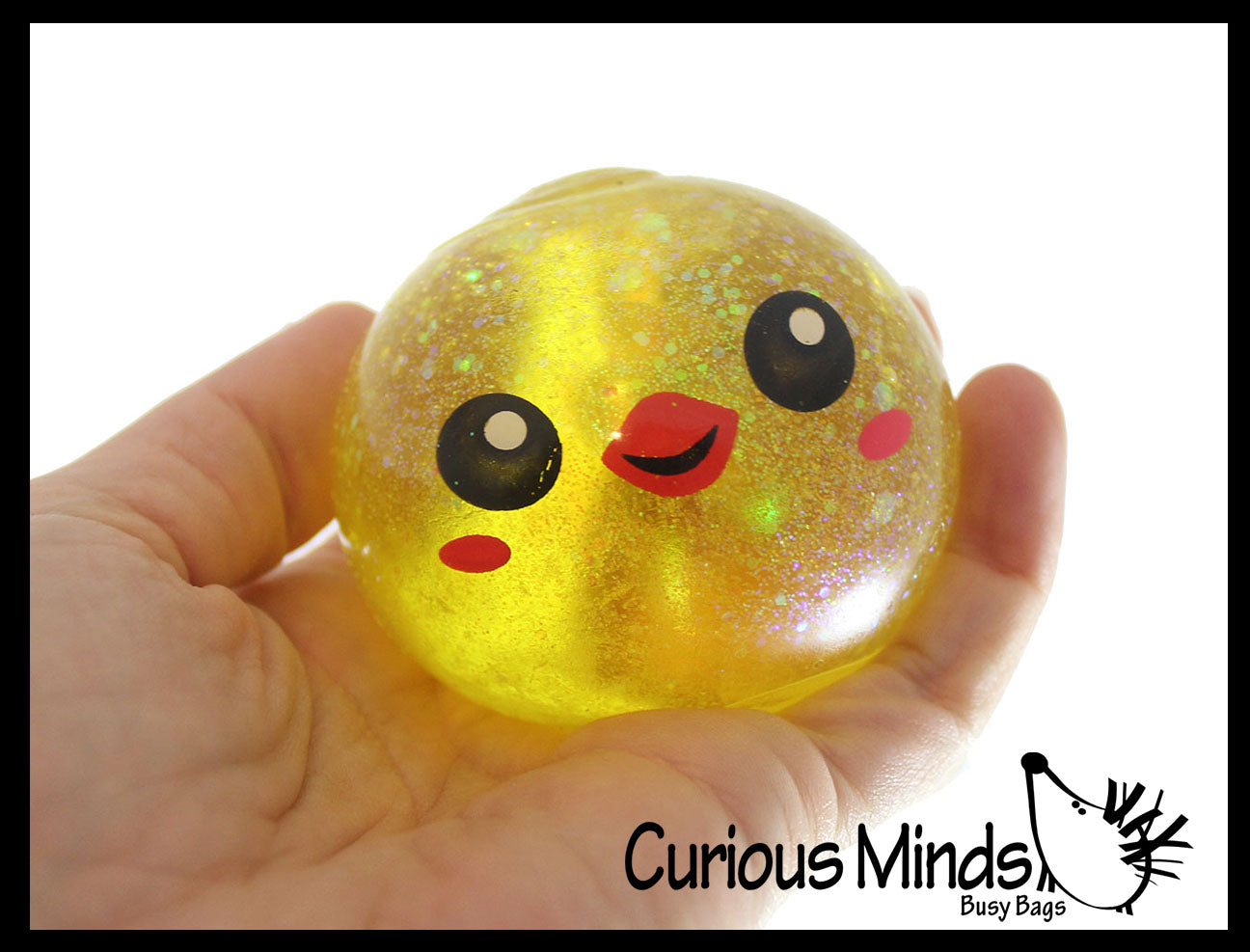 NEW - Chick Sugar Ball - Thick Glue/Gel Syrup Molasses Stretch Ball - Ultra Squishy and Moldable Slow Rise Relaxing Sensory Fidget Stress Toy Easter