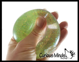 Easter Egg and Chick Sugar Ball Set - Thick Glue/Gel Syrup Molasses Stretch Ball - Ultra Squishy and Moldable Slow Rise Relaxing Sensory Fidget Stress Toy