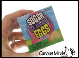 Easter Egg and Chick Sugar Ball Set - Thick Glue/Gel Syrup Molasses Stretch Ball - Ultra Squishy and Moldable Slow Rise Relaxing Sensory Fidget Stress Toy