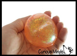 Easter Egg and Chick Sugar Ball Set - Thick Glue/Gel Syrup Molasses Stretch Ball - Ultra Squishy and Moldable Slow Rise Relaxing Sensory Fidget Stress Toy