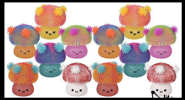 Balle Anti-stress Champignon – Jouet Squishy Pour Adultes Et Ados, Aide à Gérer L’anxiété, Idée Cadeau Secret Santa - 13