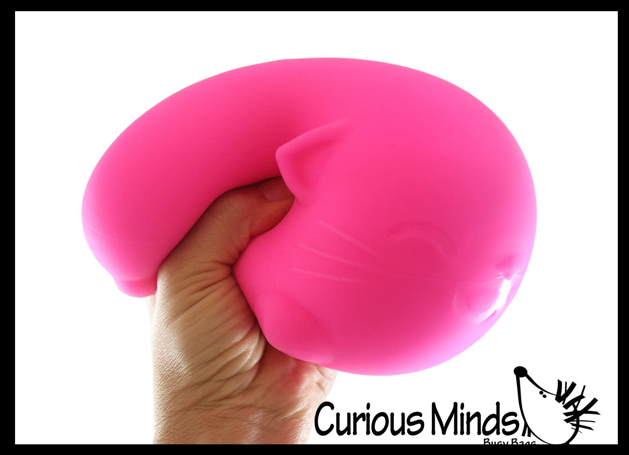 NeeDoh SUPER Groovy Cat Soft Doh Filled Stretch Ball - Ultra Squishy and Moldable Relaxing Sensory Fidget Stress Toy Nee Doh
