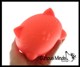 NeeDoh SUPER Groovy Cat Soft Doh Filled Stretch Ball - Ultra Squishy and Moldable Relaxing Sensory Fidget Stress Toy Nee Doh