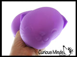 NeeDoh SUPER Groovy Cat Soft Doh Filled Stretch Ball - Ultra Squishy and Moldable Relaxing Sensory Fidget Stress Toy Nee Doh