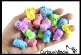 Colorful Tiny Axolotls Figurines - Mini Toys - Small Novelty Prize Toy - Party Favors - Gift