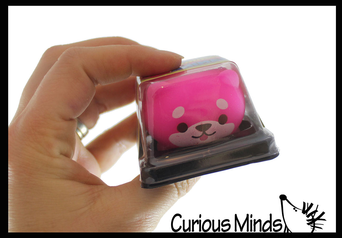 NEW - Soft Mini Kawaii Animal Stress Ball - Sensory Fidget Stress Toy - Squishy Pliable and Moldable