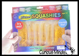 NEW - Squishy Water Tube Fidget Toy - Push Goo Through Maze Tube - Sensory Calm Down