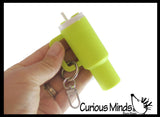 Small Mini Tumbler Cups Chapstick Holder- Plastic Container with Screw on Lid