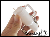 Small Mini Tumbler Cups Chapstick Holder- Plastic Container with Screw on Lid