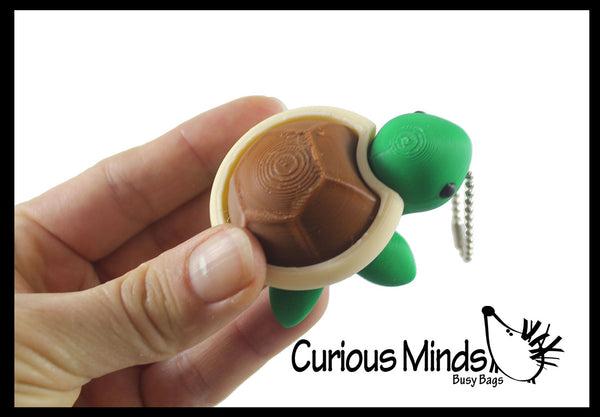 Turtle Fidget Clickers - Desktop and Keychains - Sensory Toy - Autism Turtle Fidget Clickers - Desktop and Keychains - Sensory Toy - Autism