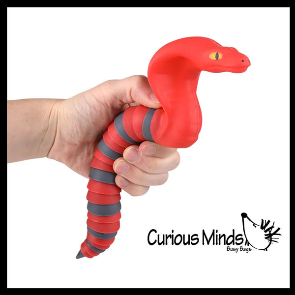Large Cobra Articulated Snakes Wiggle Fidget Jointed Moving