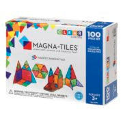 マグナタイルズ 200ピース Magna-Tiles CLEAR COLORS Special Edition-Magna Tiles 100-Piece Clear Colors Magnetic