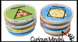 LAST CHANCE - LIMITED STOCK  - SALE - Geometric Shapes Match - Match Real Life Objects to Their Basic Shape