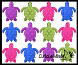 LAST CHANCE - LIMITED STOCK - Sea Turtle Bubble Pop Ball -  Cute Animal Bubble Poppers on Ball Squeeze to Pop - Silicone Push Poke Bubble Wrap Fidget Toy - Press Bubbles to Pop - Bubble Popper Sensory Stress Toy