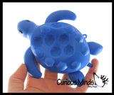LAST CHANCE - LIMITED STOCK - Sea Turtle Bubble Pop Ball -  Cute Animal Bubble Poppers on Ball Squeeze to Pop - Silicone Push Poke Bubble Wrap Fidget Toy - Press Bubbles to Pop - Bubble Popper Sensory Stress Toy