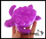 LAST CHANCE - LIMITED STOCK - Sea Turtle Bubble Pop Ball -  Cute Animal Bubble Poppers on Ball Squeeze to Pop - Silicone Push Poke Bubble Wrap Fidget Toy - Press Bubbles to Pop - Bubble Popper Sensory Stress Toy