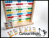 Wooden Melissa and Doug Abacus with Pattern Cards