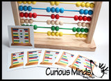 Wooden Melissa and Doug Abacus with Pattern Cards