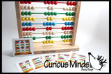 Wooden Melissa and Doug Abacus with Pattern Cards