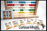 Wooden Melissa and Doug Abacus with Pattern Cards