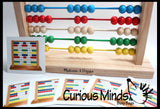 Wooden Melissa and Doug Abacus with Pattern Cards