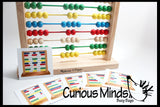 Wooden Melissa and Doug Abacus with Pattern Cards