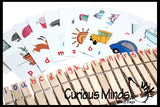 PDF FILE - CVC Word Cards with Clothespins Busy Bag - 36 CVC Picture Words - Montessori