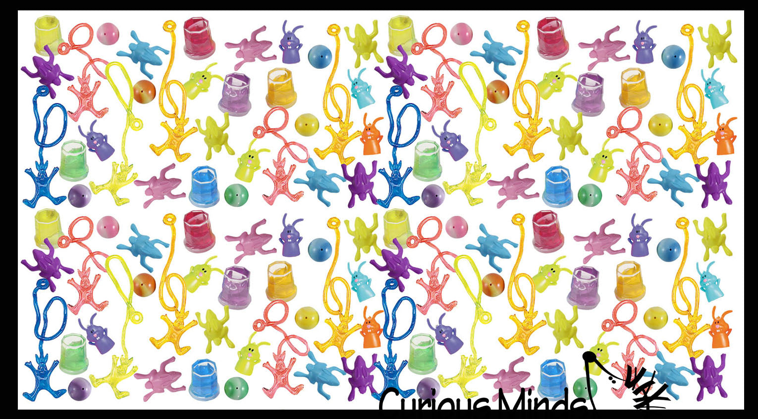 LAST CHANCE - LIMITED STOCK - 120 Easter Themed Small Toys - Easter Egg Filler Set - Small Toy Prize Assortment Egg Hunt (10 DOZEN)