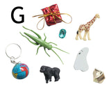 z ALPHABET OBJECTS BY LETTER G