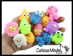 Small Easter / Spring Themed Mochi Squishy Animals - Kawaii -  Sensory, Stress, Fidget Party Favor Toy