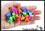 Colorful Tiny Dinosaur Animal Figurines - Mini Dino Toys - Small Novelty Prize Toy - Party Favors - Gift