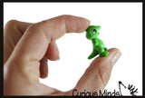 Colorful Tiny Dinosaur Animal Figurines - Mini Dino Toys - Small Novelty Prize Toy - Party Favors - Gift