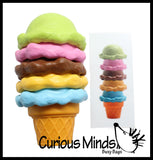 Ice Cream Cone with Pattern Cards - Pretend Play Food Game