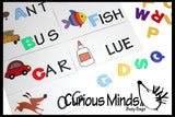 LAST CHANCE - LIMITED STOCK - CLEARANCE - SALE - Preschool Busy Bag - Missing Letters - Busy Bag - Quiet Activity