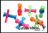 Pencil Topper Nuts and Bolts  - Spinning Hand Fidget - Anxiety ADHD