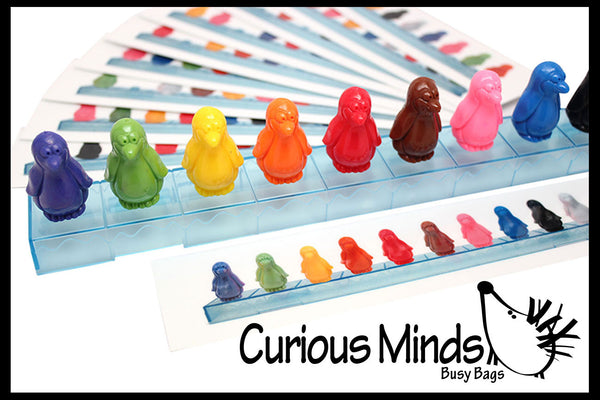 Penguin Pattern Match Busy Bag Cute Colorful Playful Penguins