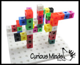 LAST CHANCE - LIMITED STOCK  - SALE - Linking blocks and building baseboard - 2cm connecting cubes - Building block toy set