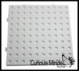 LAST CHANCE - LIMITED STOCK  - SALE - Linking blocks and building baseboard - 2cm connecting cubes - Building block toy set