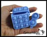 CLEARANCE / SALE / WHOLESALE - Case for AirPods - Bubble Pop Flip Fidget Toy - Silicone Push Poke Bubble Wrap Fidget Toy - Press Bubbles to Pop the Bubbles Down Then Flip it over and Do it Again - Bubble Popper Sensory Stress Toy