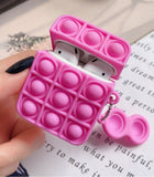 CLEARANCE / SALE / WHOLESALE - Case for AirPods - Bubble Pop Flip Fidget Toy - Silicone Push Poke Bubble Wrap Fidget Toy - Press Bubbles to Pop the Bubbles Down Then Flip it over and Do it Again - Bubble Popper Sensory Stress Toy