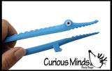 Large Alligator Tong - Safety Plastic Tweezers for Children - Fine Motor Tools, Occupational Therapy, Special Needs, Sensory Bin, Preschool Tools