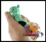 Alpaca Squishy Blob Mesh Ball with Soft Web - Squishy Fidget Ball