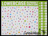 LAST CHANCE - LIMITED STOCK - SALE -Learning Seek and Find Dry Erase & Wipe Off -  Activity Pages - Set of 6 - Uppercase/Lowercase/Numbers 1-20/Colors/Shapes