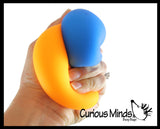 Super Amazing Soft Doh Filled Stretch Ball - Ultra Squishy and Moldable Dough Relaxing Sensory Fidget Stress Toy