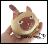 Angry Cat Soft Fluff Doh - Filled Squeeze Stress Balls  -  Sensory, Stress, Fidget Toy Super Soft Kitty