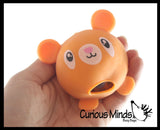 BULK - WHOLESALE -  SALE - Animal Water Bead Filled Squeeze Stress Balls - Pig, Panda, Bear, Cat -  Sensory, Stress, Fidget Toy