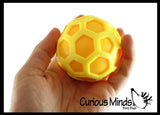 NeeDoh Atomic Color Changing Soft Doh Filled Stretch Ball with Mesh Web - Ultra Squishy and Moldable Relaxing Sensory Fidget Stress Toy Nee Doh