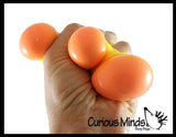 NeeDoh Atomic Color Changing Soft Doh Filled Stretch Ball with Mesh Web - Ultra Squishy and Moldable Relaxing Sensory Fidget Stress Toy Nee Doh