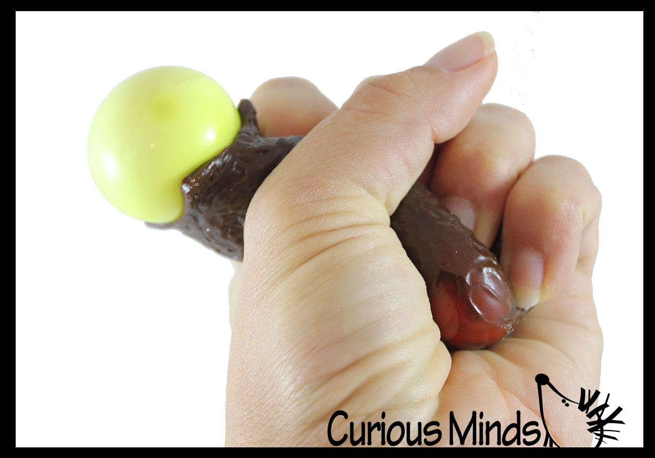 Avocado Squeeze Stress Ball with Shaving Cream Doh - Sensory, Stress, Fidget Toy OT