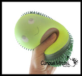 Avocado Puffer Fruit Air- Filled Squeeze Stress Balls with Faces  -  Sensory, Stress, Fidget Toy